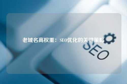 老域名高权重：SEO优化的关键策略